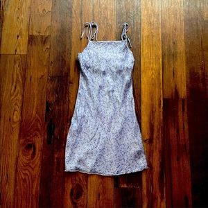 Zara Purple Soft Floral Dress